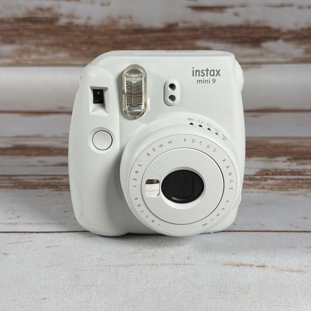 Fujifilm Instax Mini 9 Instant Camera Smokey White